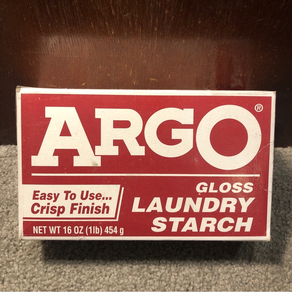 Exp 04/2013 - ARGO Gloss Laundry Starch Red, Removes Greasy Spots 16oz